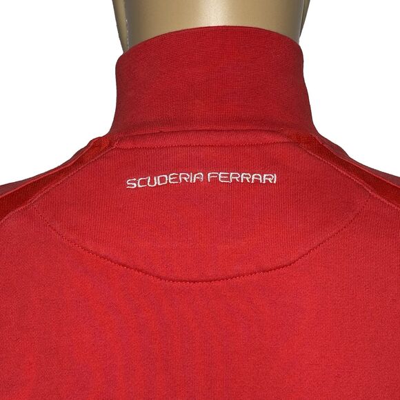 Ferrari Puma Scuderia Red Track Jacket Men’s XL Full Zip F1 Racing Logo EUC - Picture 7 of 13